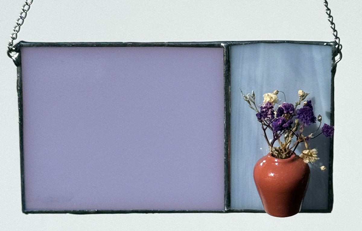 Glass with Flower Vase
