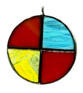Ornament-orange/yellow/blue