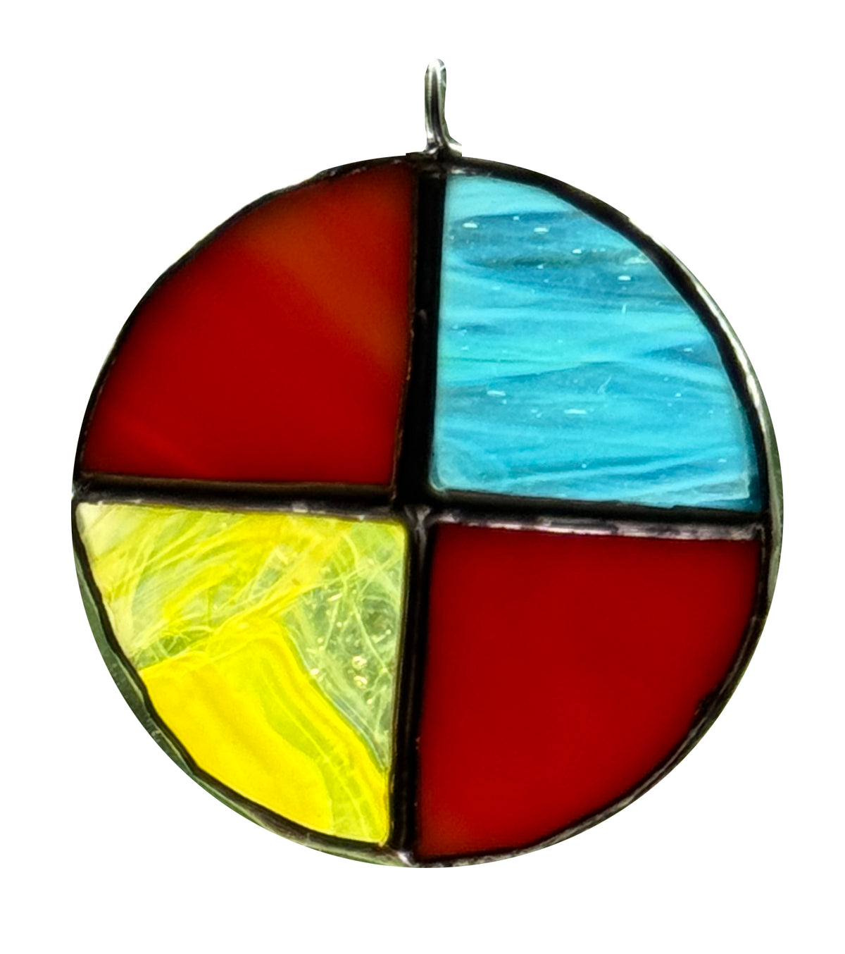 Ornament-orange/yellow/blue